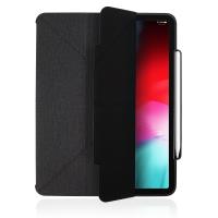 JTLEGEND iPad 2018 Amos 12.9吋 相機快取多角度折疊布紋皮套(含Apple pencil槽)