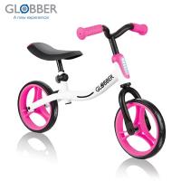 GLOBBER哥輪步 GO BIKE兒童平衡滑步車/學步車-白粉