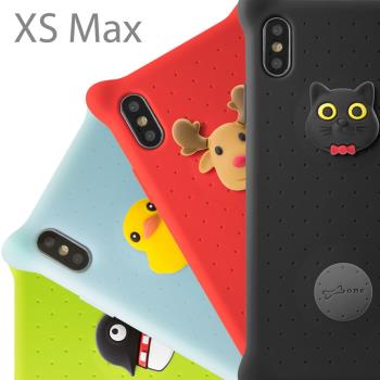 Bone / iPhone XS Max 手機殼 泡泡保護套 (6.5吋) - 派提鴨/麋鹿先生/喵喵貓/企鵝小丸