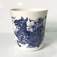 青花皇后楊莉莉-馬 生肖杯~駿馬奔騰