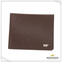 BRAUN BUFFEL 提貝里烏斯系列四卡零錢袋短夾 -棕色 BF166-C315-SL