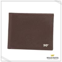 BRAUN BUFFEL 提貝里烏斯系列五卡透明窗短夾 -棕色 BF166-C316-SL