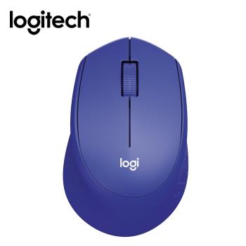 【Logitech 羅技】M331 靜音無線滑鼠 藍