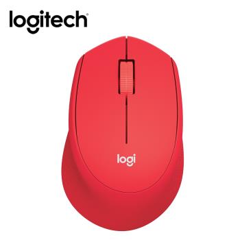 【Logitech 羅技】M331 靜音無線滑鼠 紅