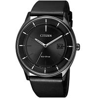 CITIZEN星辰 光動能 簡單生活時尚男錶(黑/40mm) BM7405-19E