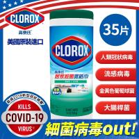 美國CLOROX 高樂氏 居家清潔殺菌濕紙巾 清新香(35片)