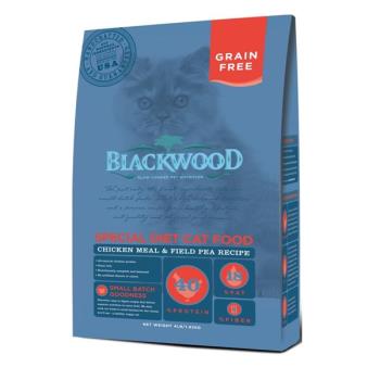 Blackwood 柏萊富 特調無穀全齡貓(雞肉+碗豆) 貓飼料 13.23磅*1包