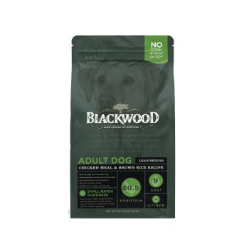 Blackwood 柏萊富 特調低卡保健 老犬(雞肉+米) 狗飼料-30磅*1包