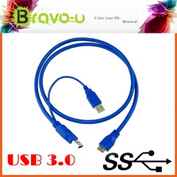 Bravo-u USB 3.0 Y-Cable 超高速傳輸線(1米)