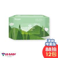 優生純淨柔濕巾88抽x12包-清爽型(送5支小本熊奶瓶)