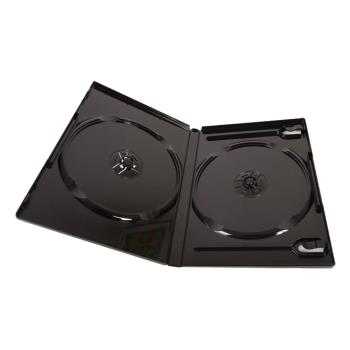 EXCH 雙片DVD精裝優質軟盒/黑色 1箱(100PCS)  DVD-02-100  