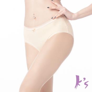 ks凱恩絲 專利有氧蠶絲親膚超薄涼感女抑菌內褲(膚色)