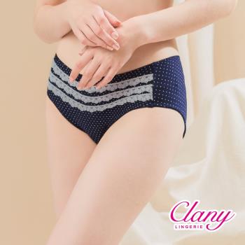 【可蘭霓Clany】 氣質點點蕾絲M-XL內褲(貴族褐 5395-55)