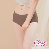 可蘭霓Clany 台灣製超細柔棉質中腰三角內褲 (深棕 2190-15)