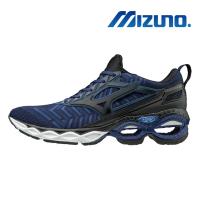 【MIZUNO 美津濃】WAVE CREATION WAVEKNIT 男慢跑鞋 藍 J1GC193309