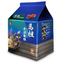 【五木】馬祖酒廠老酒麵線4入袋裝(淡菜海鮮風味)*12袋