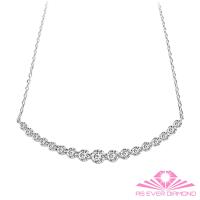 【AS EVER DIAMOND】日本設計師精選 1.0克拉鑽石項鍊 18K金微笑套鍊