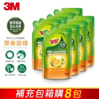 3M 植萃冷壓精油洗碗精補充包680mlx8包