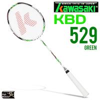Kawasaki KBD629 超輕量全碳纖維羽球拍(綠)(已穿線)