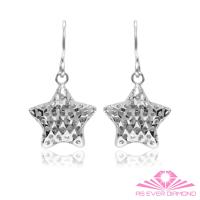 【AS EVER DIAMOND】義大利18K金耳環 新時尚 星星耳環