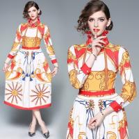 【M2M】法式優雅歐風印花洋裝S-2XL