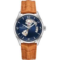 Hamilton 漢米爾頓 JAZZMASTER 爵士開心機械錶-藍x卡其色/42mm H32705541