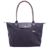 LONGCHAMP Le Pliage Collection長把摺疊水餃包(小/藍莓)