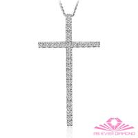 【AS EVER DIAMOND】愛的禮讚 0.31克拉十字架鑽墜 遇見幸福