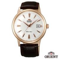 ORIENT東方錶 DATE II紳士英爵自動上鍊機械錶-白面x40.5mm FAC00002W0