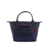 LONGCHAMP S號短把LE PLIAGE CLUB摺疊水餃包(海軍藍) 1621619556