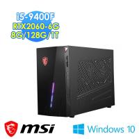 msi微星 Infinite S 9SC-008TW 電競桌機(i5-9400F/8G/128G+1T/RTX2060-6G/WIN10)