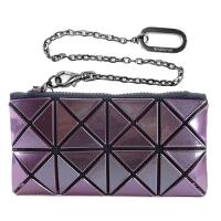 ISSEY MIYAKE 三宅一生BAOBAO 2x4 幾何零錢鑰匙鎖包(幻彩紫)