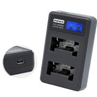 Kamera佳美能 液晶雙槽充電器 for Fujifilm 富士 NP-45/NP45 (一次充兩顆電池)