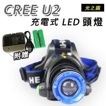 Light RoundI光之圓 CREE U2 LED 充電式頭燈CY-LR1560