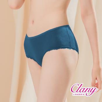【可蘭霓Clany】 竹炭天絲棉透氣中腰機能內褲(藍色公路 2179-53)