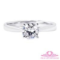 【AS EVER DIAMOND】完美婚戒 GIA50分 E/VS2 經典四爪鑲美鑽戒