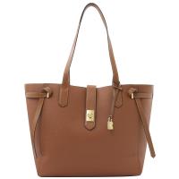 MICHAEL KORS CASSIE LG MICHAEL KORS CASSIE LG 撞色肩背托特包.咖色.海軍藍
