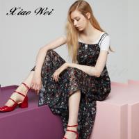 CHENG DA 春夏專櫃精品女裝時尚流行細肩帶洋裝NO.020259