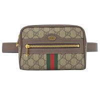 GUCCI 517076 Ophidia系列GG Supreme 迷你腰包.咖