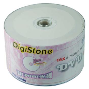 DigiStone 可印式A級 DVD-R 16X 裸裝 ( 100片)