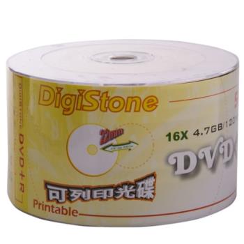 DigiStone 可印式A級 DVD+R 16X 裸裝 ( 100片)