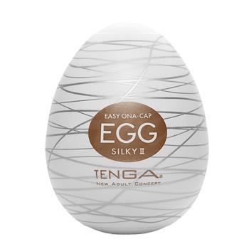 正品公司貨 日本TENGA-EGG-018 SILKY II自慰蛋(濃厚織紋)