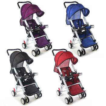 S-Baby 第三代五點式安全帶輕便型推車(可變座椅)-四色可選