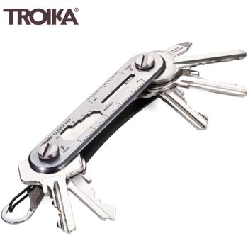 德國TROIKA高質感CLEVER KEY聰明工具鑰匙圈KCL81(有兩種顏色:鈦色和藍色)