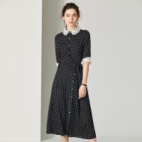 RN-girl-精品OL圓點點短袖洋裝