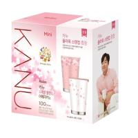 MAXIM麥心 韓國KANU孔劉咖啡美式淺焙咖啡 附不鏽鋼杯 2盒組(0.9g×100入/盒 櫻花限定版)