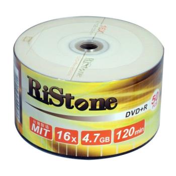 RiStone 日本版 DVD+R 16X 裸裝 (50片)