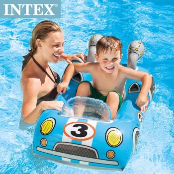 INTEX兒童造型游泳圈-車子/飛機/魚 適用3~6歲(59380)