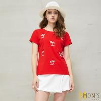 MONS歐系精品立體動物精繡造型上衣