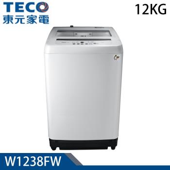 TECO東元 12公斤定頻直立式洗衣機 W1238FW
